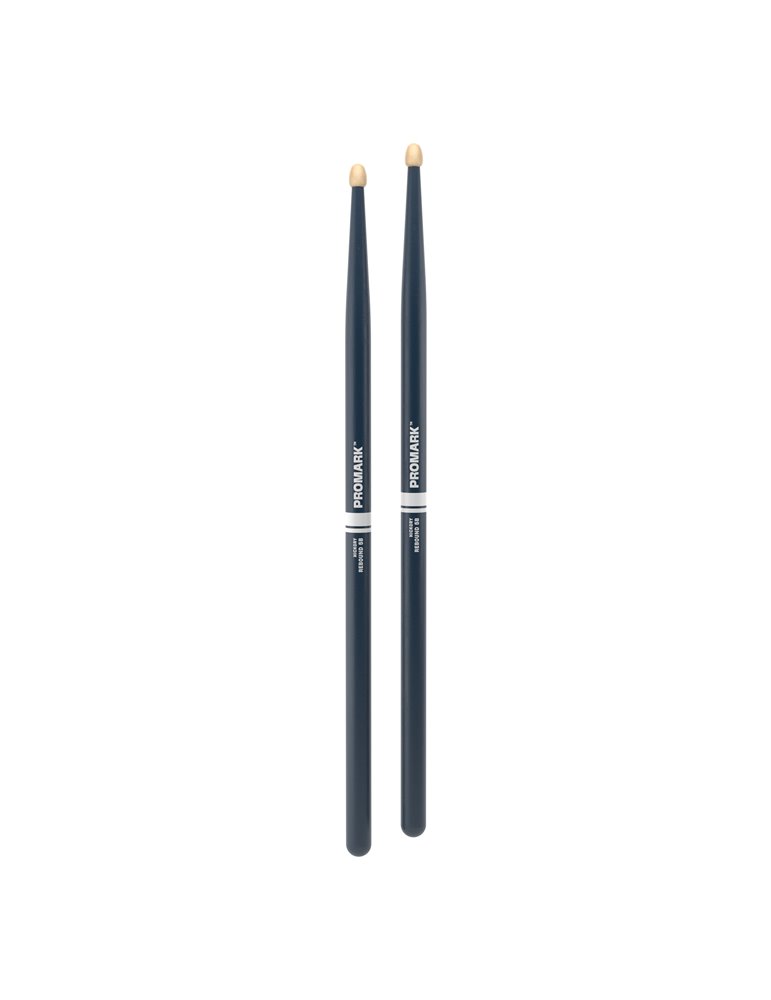 Baquetas ProMark Rebound 5B de bellota. Azul