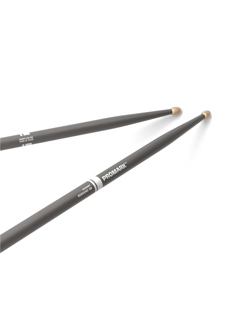 Baquetas ProMark Rebound 5B de bellota. Gris