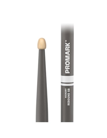 Baquetas ProMark Rebound 5B de bellota. Gris 2