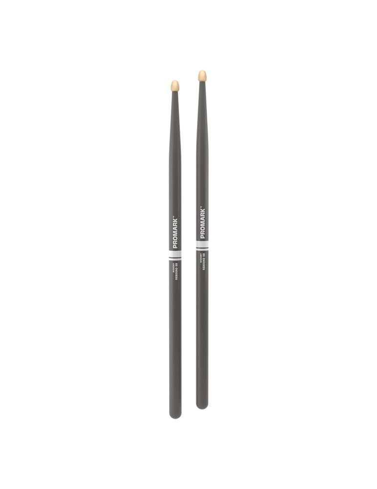 Baquetas ProMark Rebound 5B de bellota. Gris