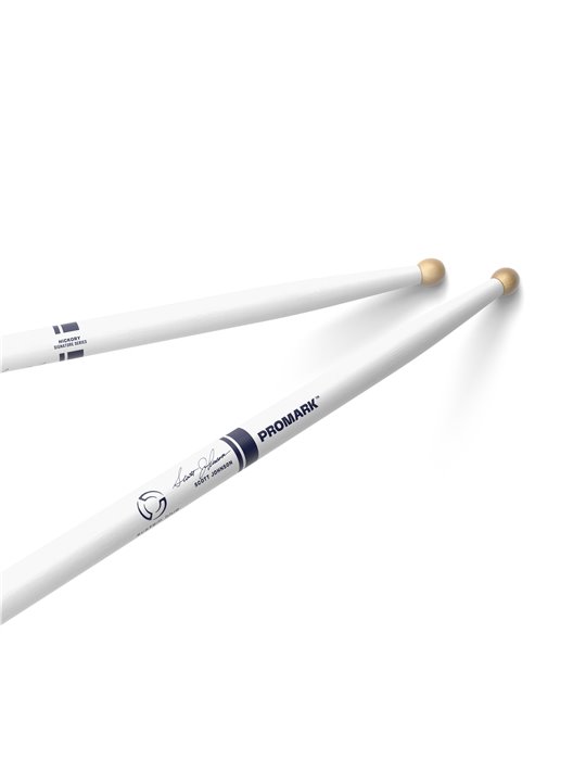 ProMark. Baqueta de marcha Scott Johnson. Nogal americano. TXDC17W-WHITE
