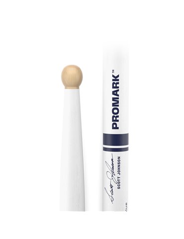 ProMark. Baqueta de marcha Scott Johnson. Nogal americano. TXDC17W-WHITE 2