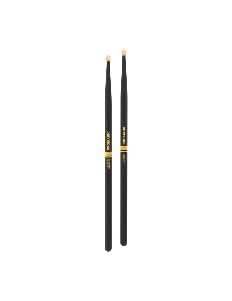 Baquetas ProMark Rebound 2B ActiveGrip. Punta de bellota