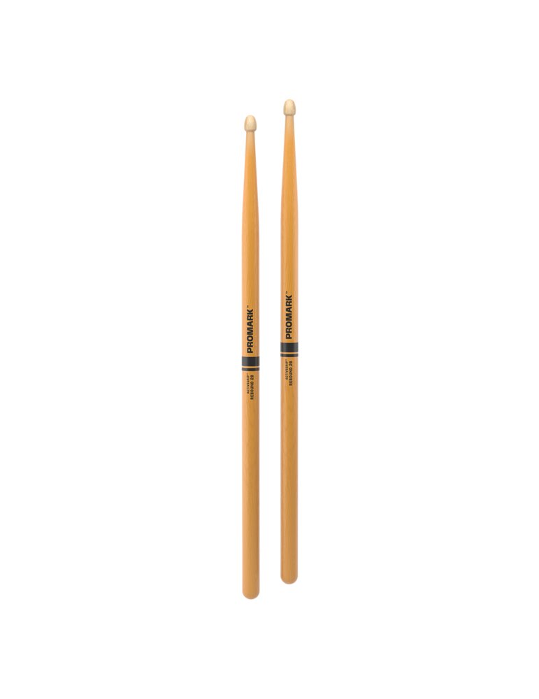 Baquetas ProMark Rebound 2B ActiveGrip Clear. Punta de bellota