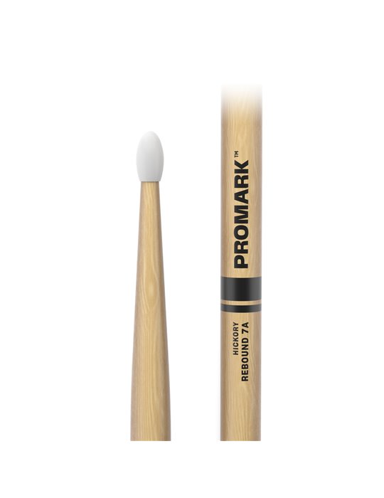 Baquetas ProMark Rebound 7A. Nogal americano con punta de nailon
