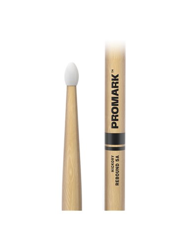 Baquetas ProMark Rebound 5A. Nogal americano con punta de nailon 2