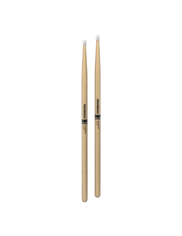 Baquetas ProMark Rebound 5B. Nogal americano con punta de nailon