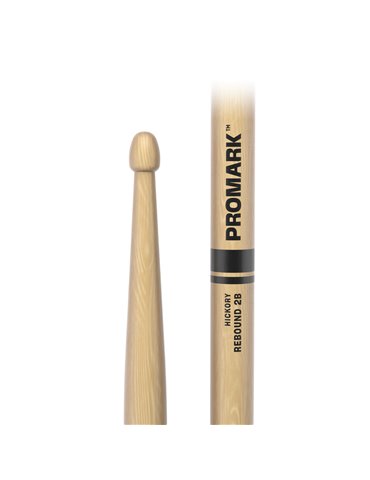 Baquetas ProMark Rebound 2B. Nogal americano con punta de bellota 2