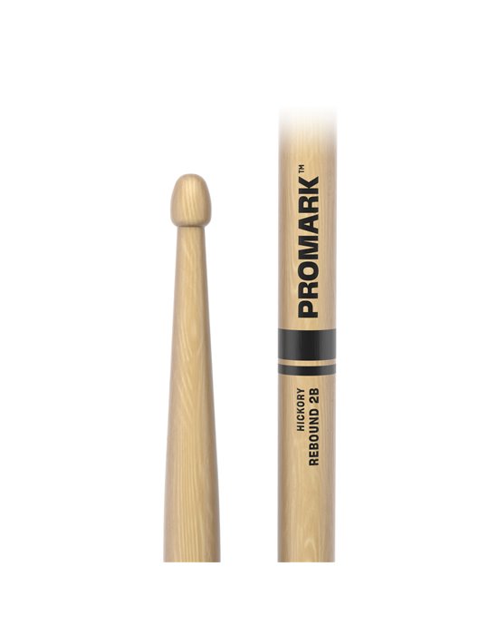 Baquetas ProMark Rebound 2B. Nogal americano con punta de bellota
