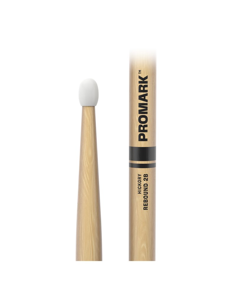 Baquetas ProMark Rebound 2B. Nogal americano con punta de nailon