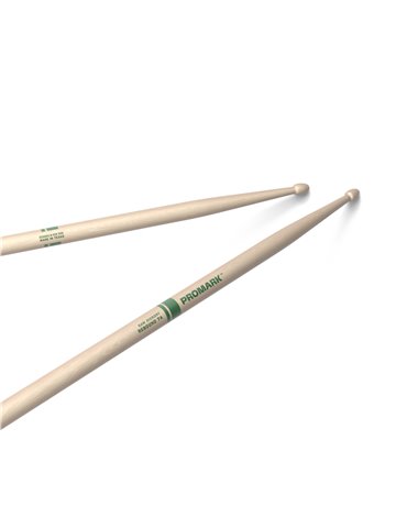 Baquetas ProMark Rebound 7A Raw. Nogal americano con punta de bellota