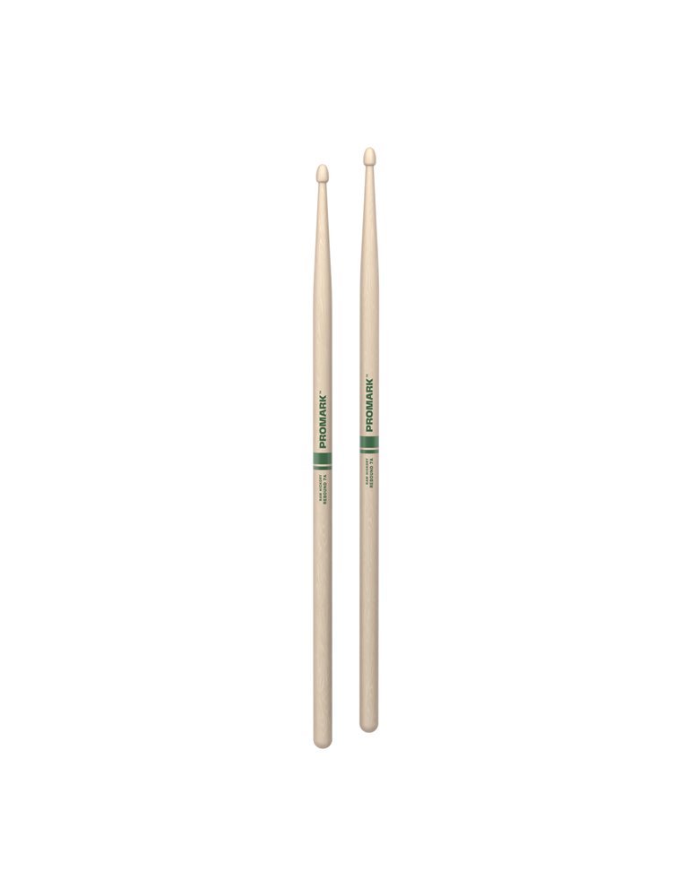Baquetas ProMark Rebound 7A Raw. Nogal americano con punta de bellota