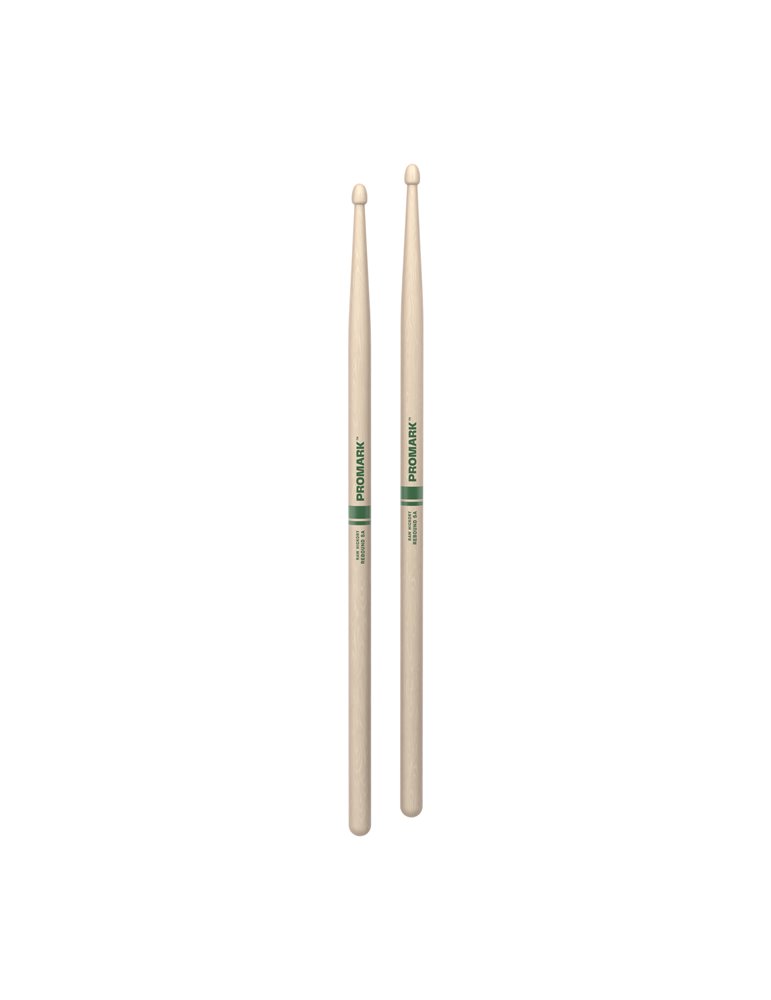 Baquetas ProMark Rebound 5A Raw. Nogal americano con punta de bellota