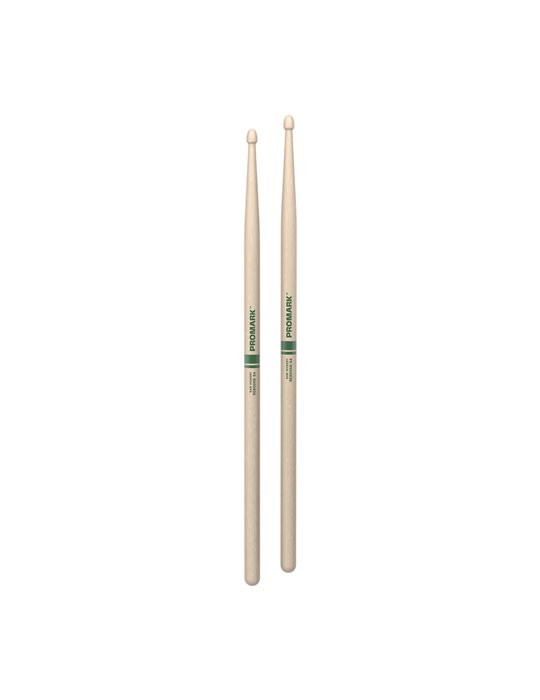 Baquetas ProMark Rebound 5A Raw. Nogal americano con punta de bellota