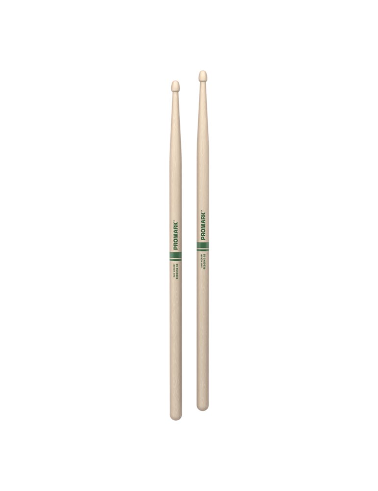 Baquetas ProMark Rebound 5B Raw. Nogal americano con punta de bellota