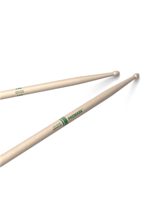 Baquetas ProMark Rebound 2B Raw. Nogal americano con punta de bellota