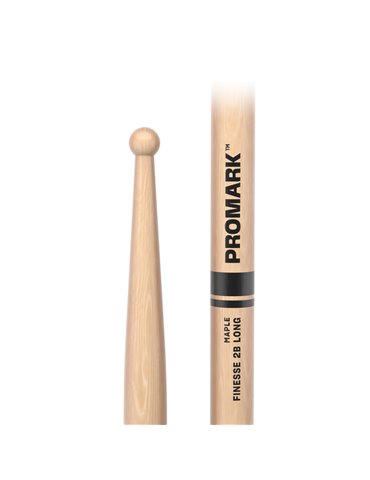 Baquetas ProMark Finesse 2B Long. Arce con punta redonda 2