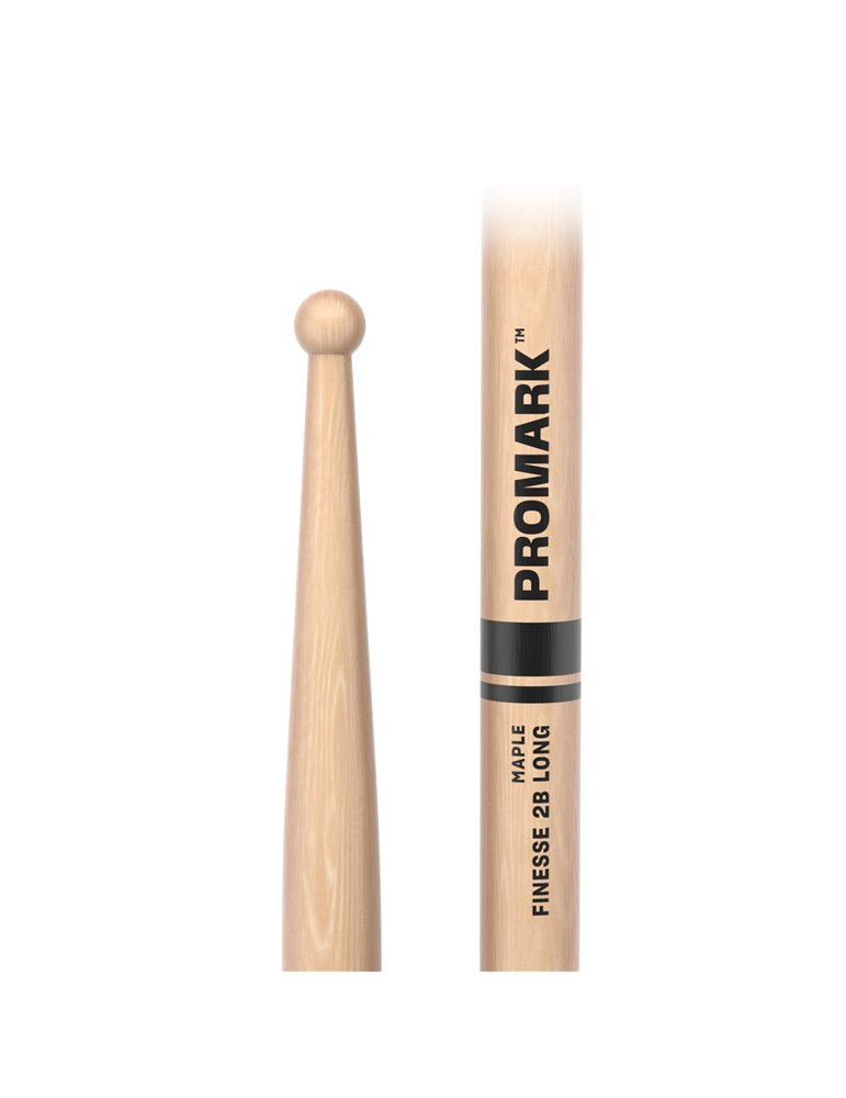 Baquetas ProMark Finesse 2B Long. Arce con punta redonda