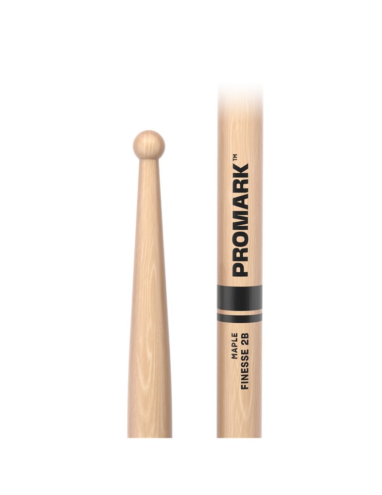 Baquetas ProMark Finesse 2B. Arce con punta redonda