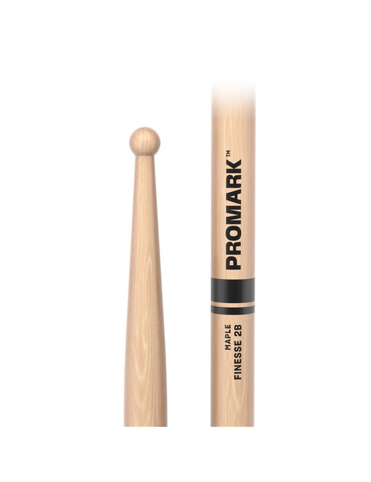 Baquetas ProMark Finesse 2B. Arce con punta redonda