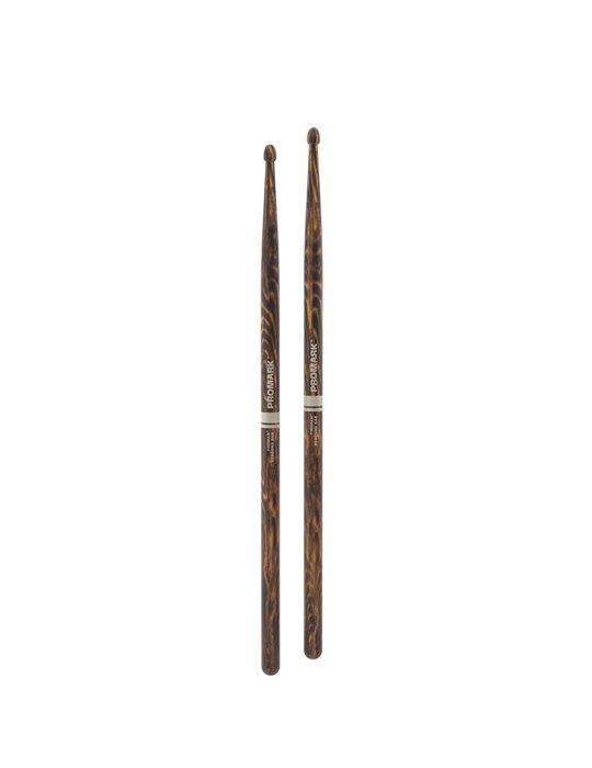 ProMark. Baqueta Rebound 5AB FireGrain. Nogal americano con punta de bellota
