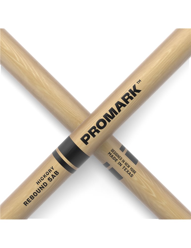 ProMark. Baqueta Rebound 5AB. Nogal americano con punta de bellota