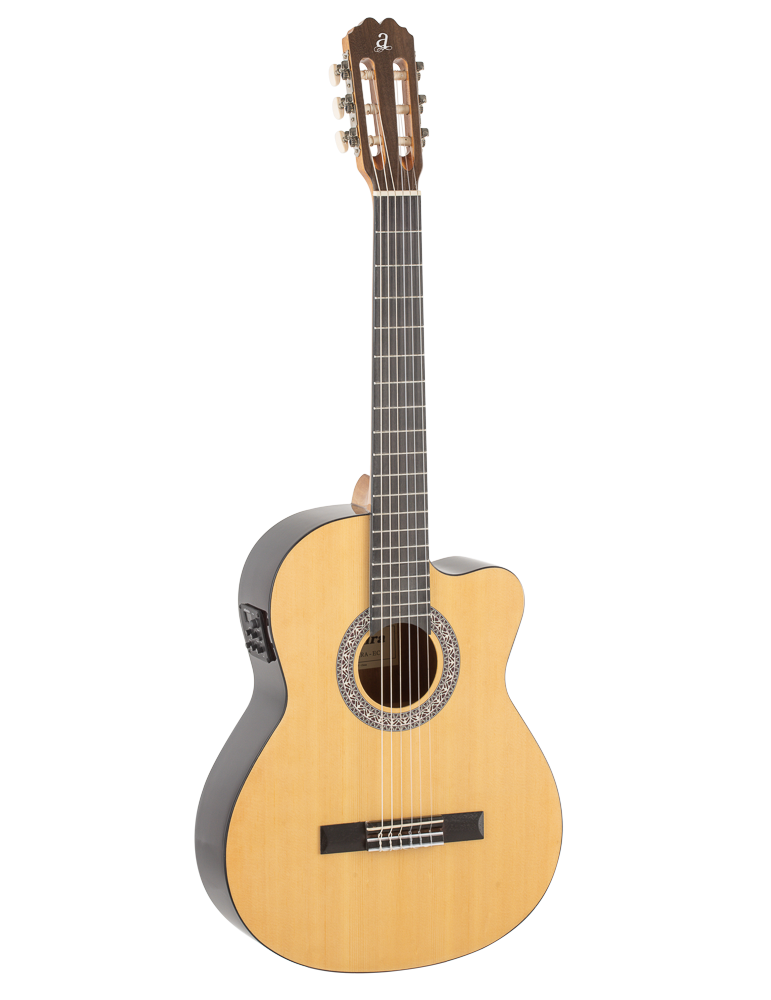 GUITARRA CLASICA ADMIRA SARA 4/4 ELECTRIFICADA CON CUTAWAY SERIE INICIACIÓN BRILLO