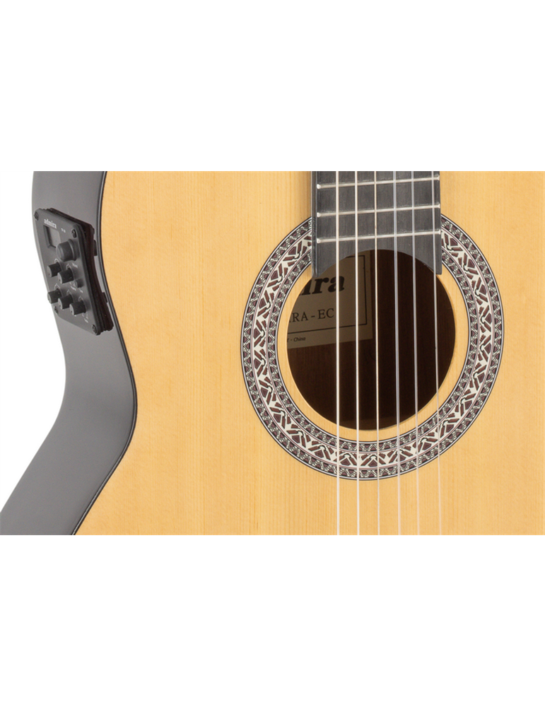 GUITARRA CLASICA ADMIRA SARA 4/4 ELECTRIFICADA CON CUTAWAY SERIE INICIACIÓN BRILLO