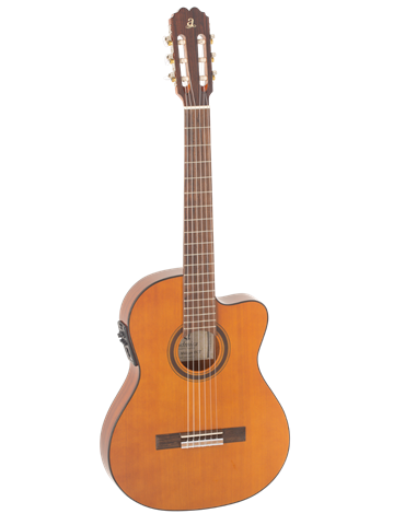 GUITARRA CLÁSICA ADMIRA MÁLAGA ELECTRIFICADA CUTAWAY CUERPO ESTRECHO SERIE CONSERVATORIO 2