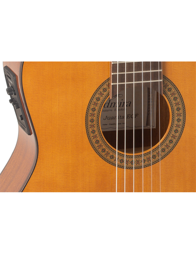 GUITARRA CLÁSICA ADMIRA JUANITA ELECTRIFICADA CON CUTAWAY FISHMAN SERIE ESTUDIO