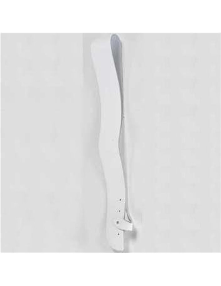 BANDOLERA TAMBOR 11 cm. blanca.