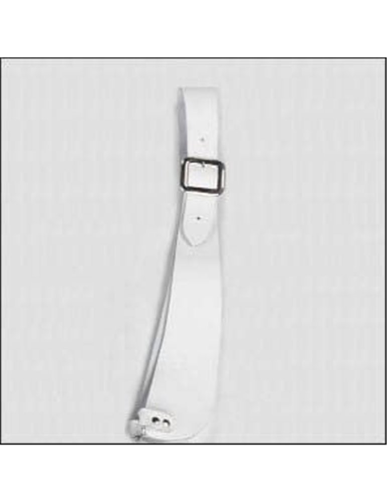 BANDOLERA TAMBOR 5 cm. blanca.