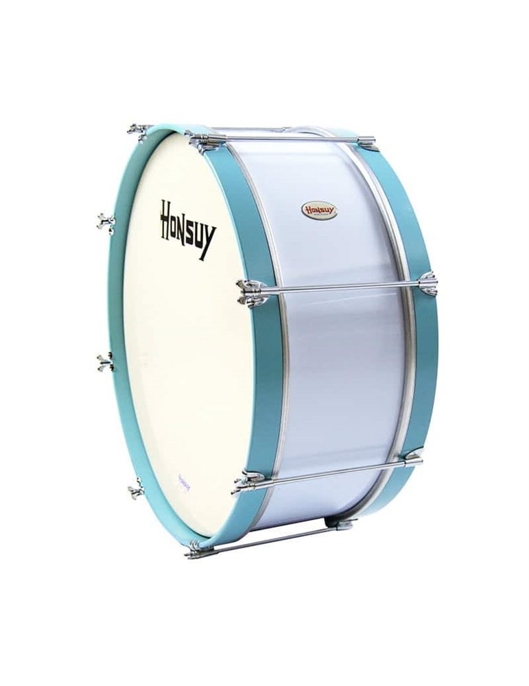 BOMBO 55,8 Ø x 25 cm.(22" Ø x 10") AZUL/BLANCO