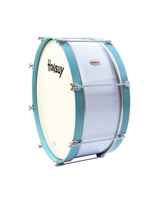 BOMBO 55,8 Ø x 25 cm.(22" Ø x 10") AZUL/BLANCO