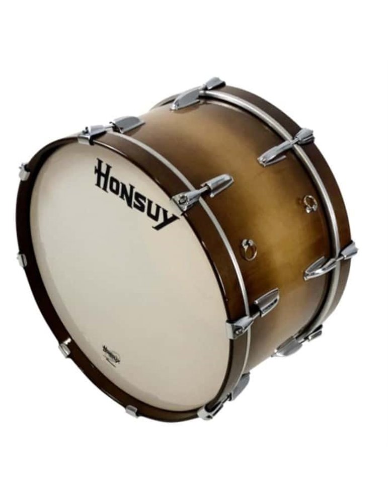 Bombo marcha 45,7x36cm (18"x14") tintado, alto brillo