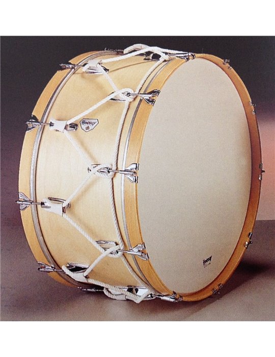 BOMBO MARCHA 60 Ø x 35 cm. (23" Ø x 14"). Parche de Plástico. Cuerda decoración