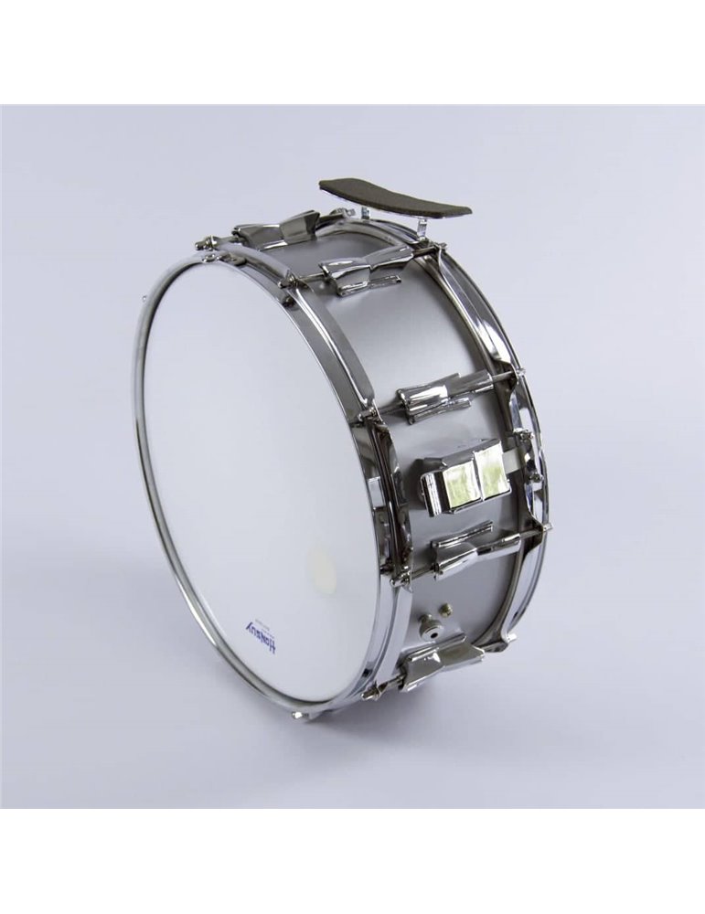 CAJA BANDA METÁLICA 35,5 Ø x 14 cm. (14"Ø x5,5") - casco de aluminio