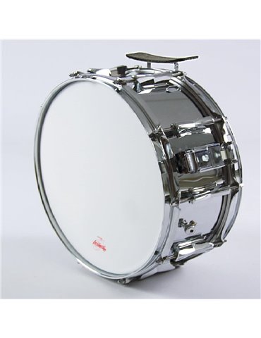 CAJA BANDA METÁLICA 35,5 Ø x 16 cm. (14" Ø x 6,3") casco cromada