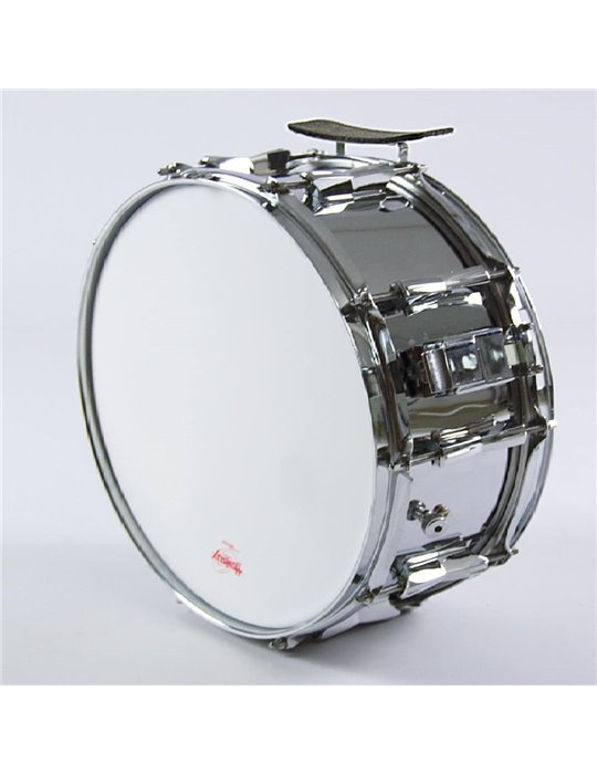 CAJA BANDA METÁLICA 35,5 Ø x 16 cm. (14" Ø x 6,3") casco cromada