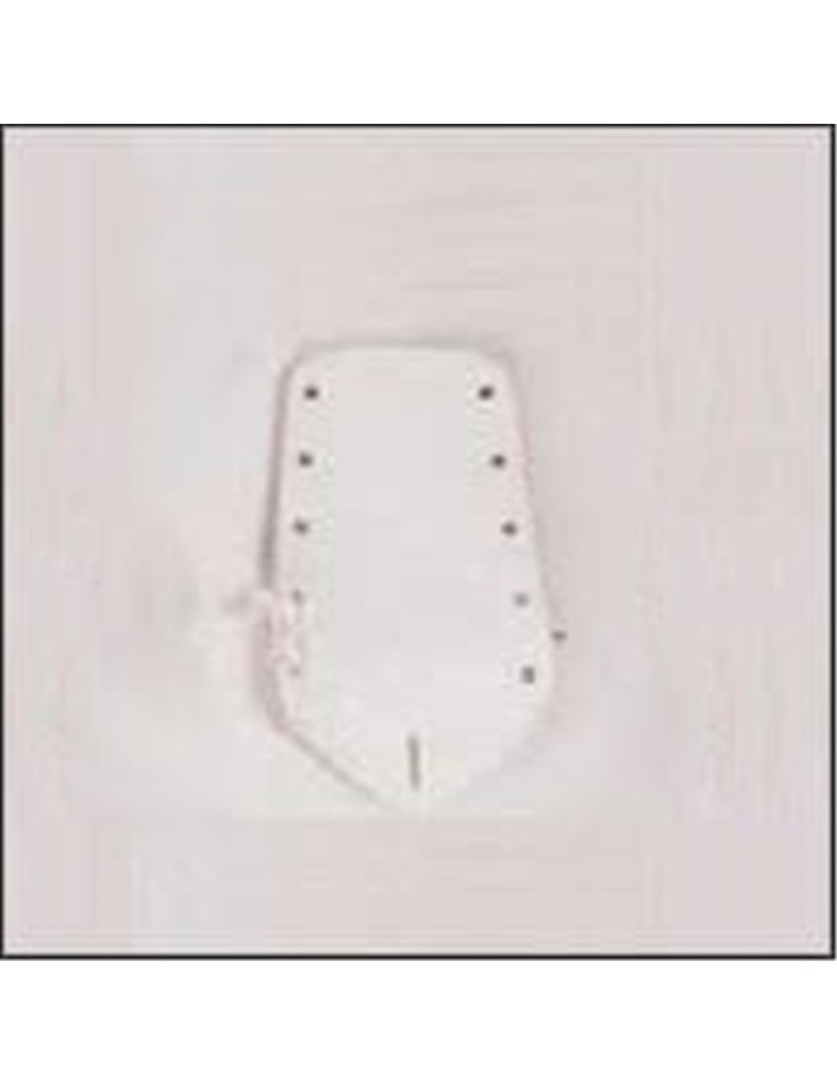 MANOPLA CORNETA LARGA blanca