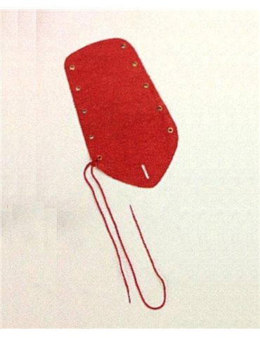 MANOPLA CORNETA LARGA roja
