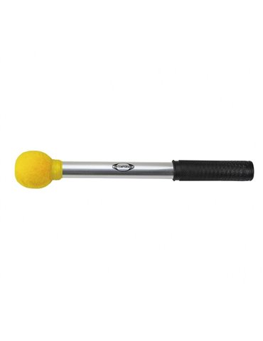 Maza surdo aluminio 30cm amarilla Contemporanea