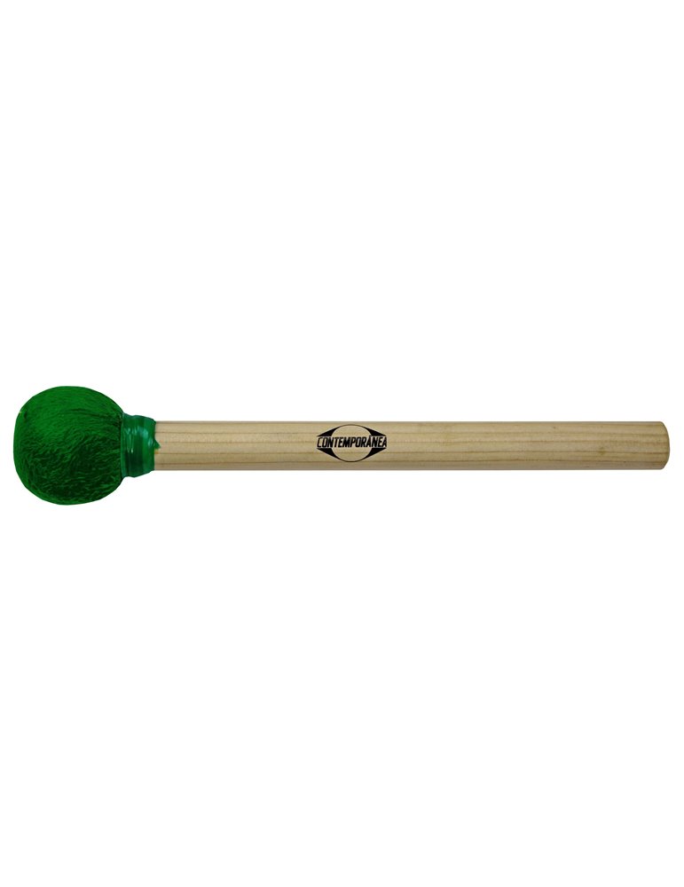 Maza surdo de madera 30cm verde