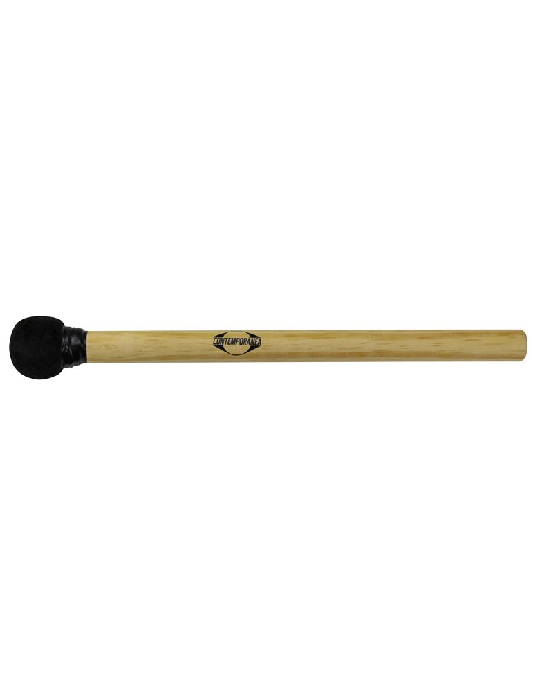 Maza surdo de madera 35cm negra