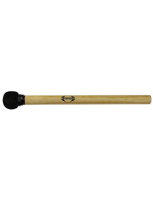 Maza surdo de madera 35cm negra