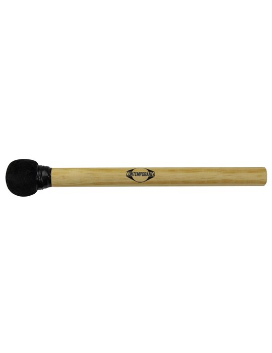 Maza surdo de madera 30cm negra