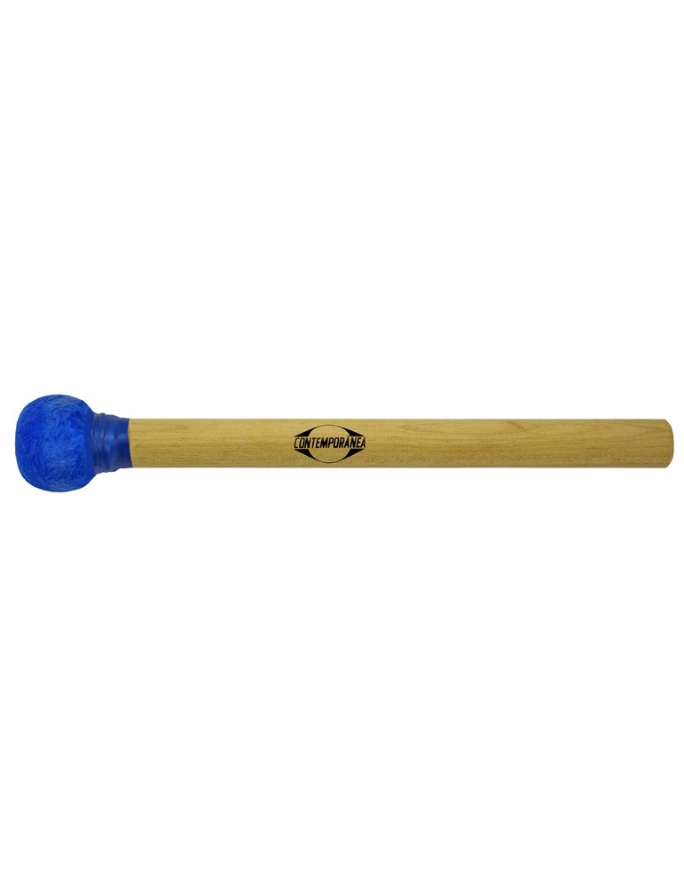 Maza surdo de madera 30cm azul