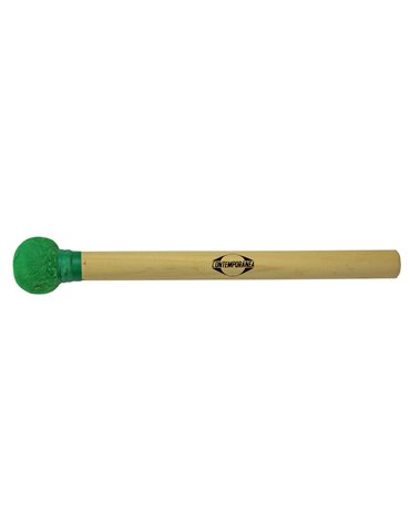 Maza surdo de madera 30cm verde
