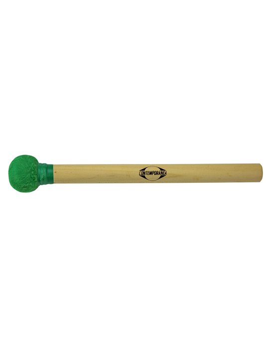 Maza surdo de madera 30cm verde