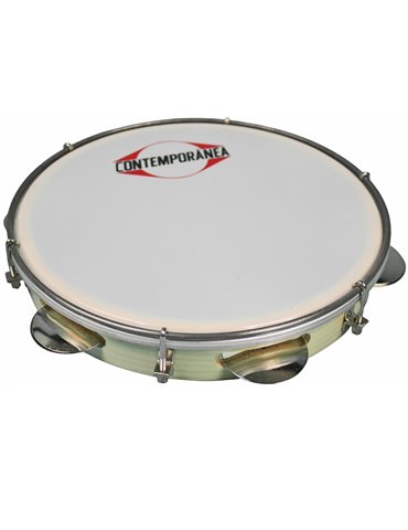 Pandeiro 10" madera membrana sintética Contemporanea Light